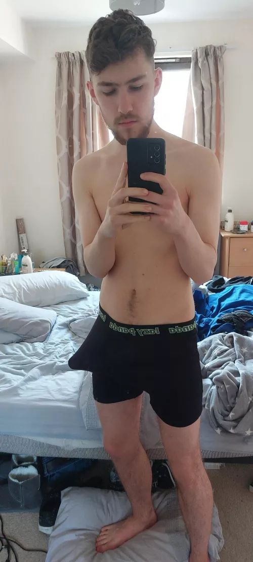 Putting on my boxers was a bit of a struggle this morning... by AltLostSoul