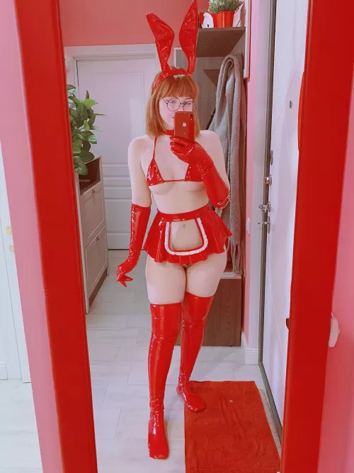 pvc bunny girl 🥰 by lilslavekitten