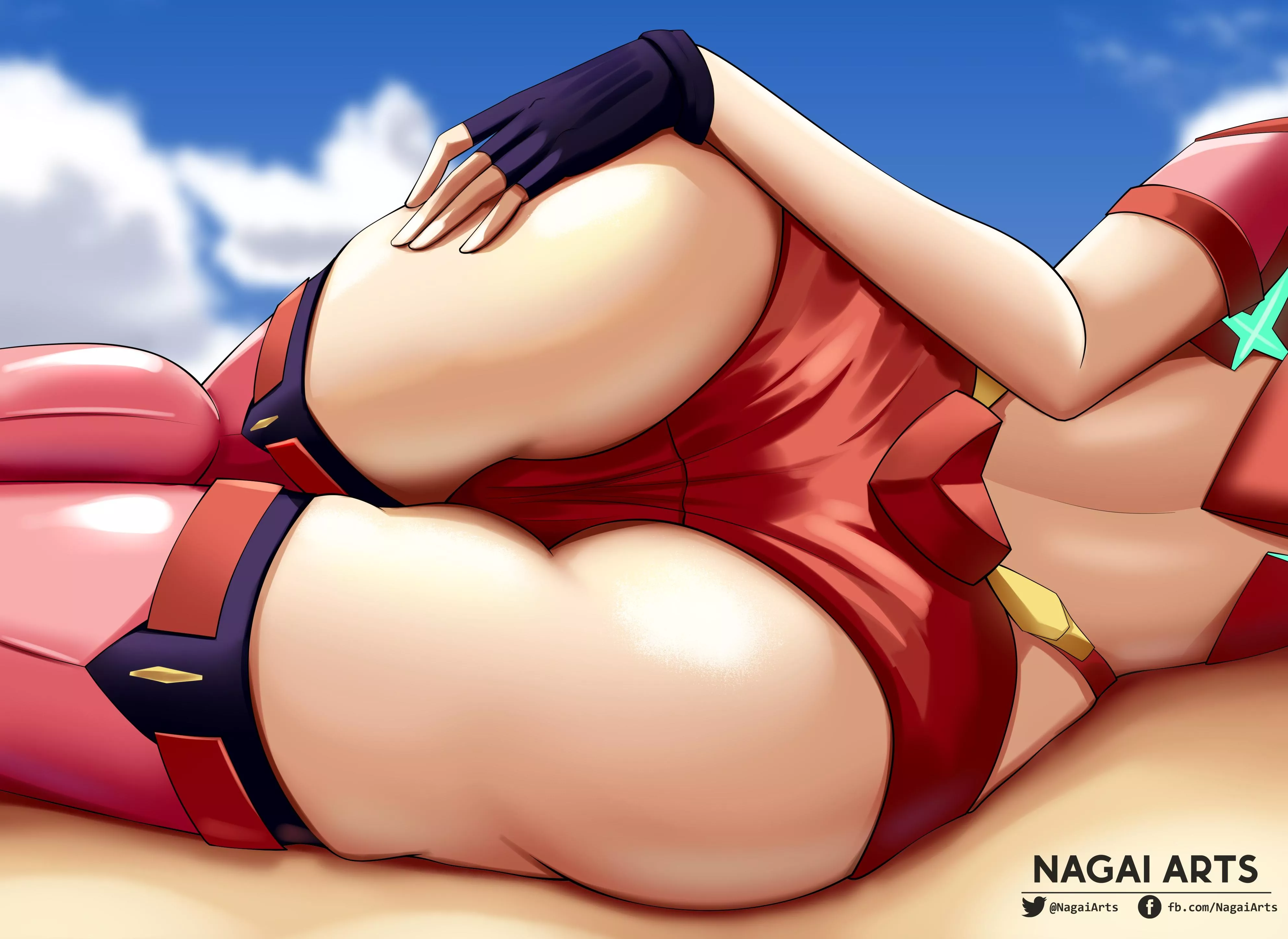 Pyra's Ass [Xenobalde2] by (Nagai Arts) posted by Faoovo