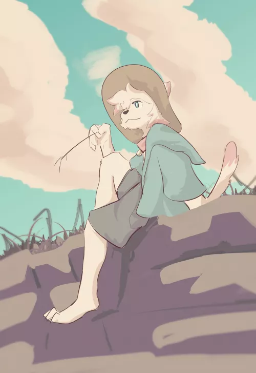 Quantum the cat (me) by idofurryart