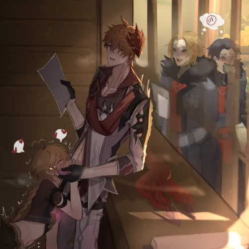 ¡Que travieso! (Genshin Impact) by AlbertMendez442