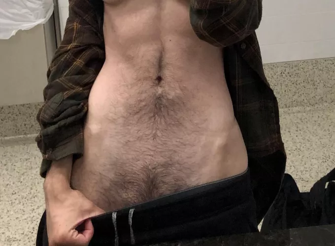 quick bro suck me off before someone else comes into the bathroom by genderbredman