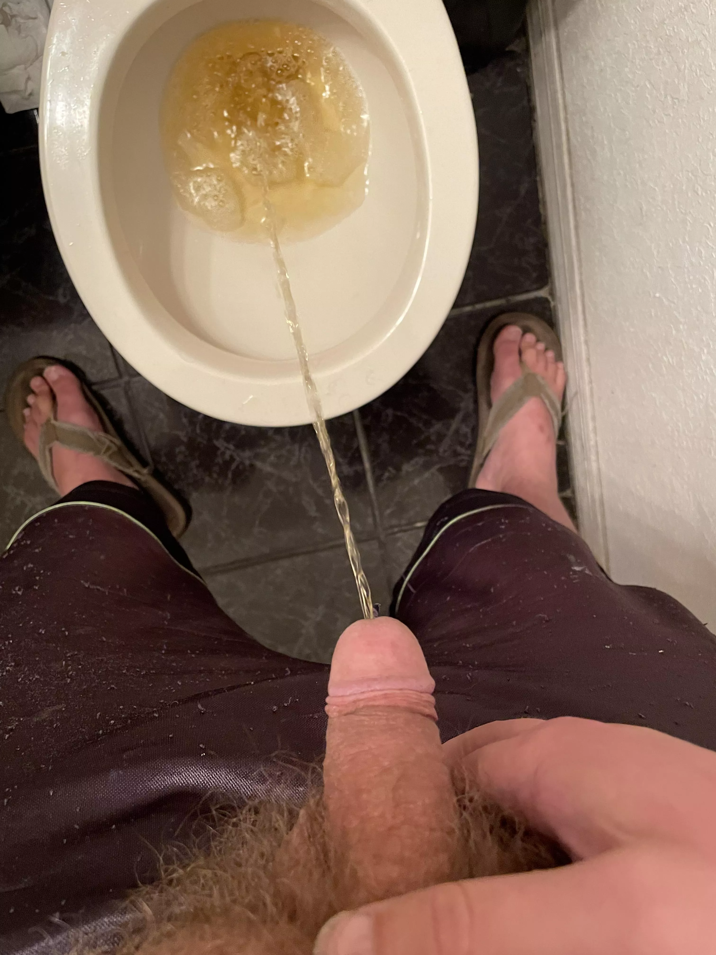 Quick piss at work, should’ve been on you… posted by BearNakedBryce