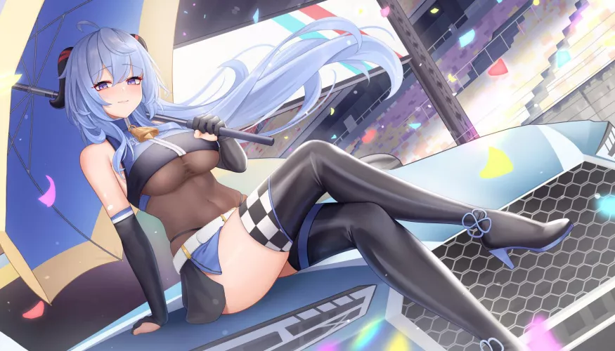 Race Queen Ganyu by -Zeneryth-