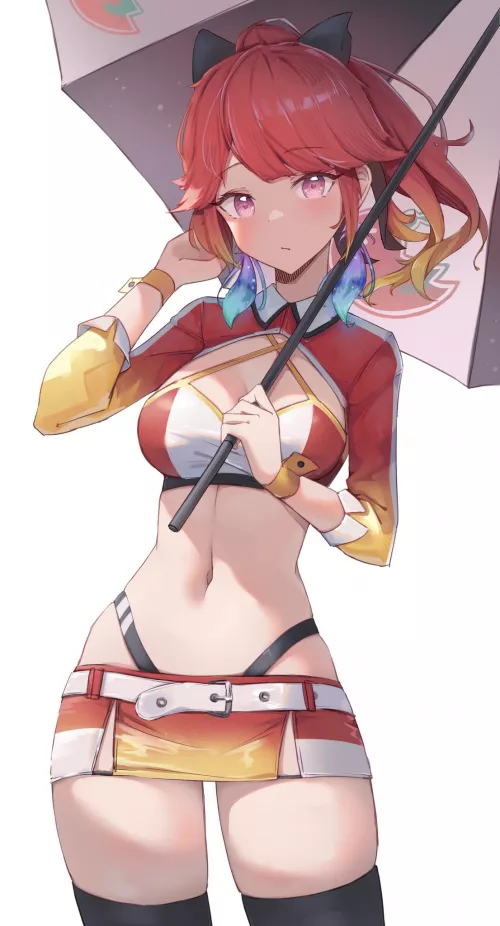 Race Queen Takanashi Kiara [HololiveEN] by BloxXx09