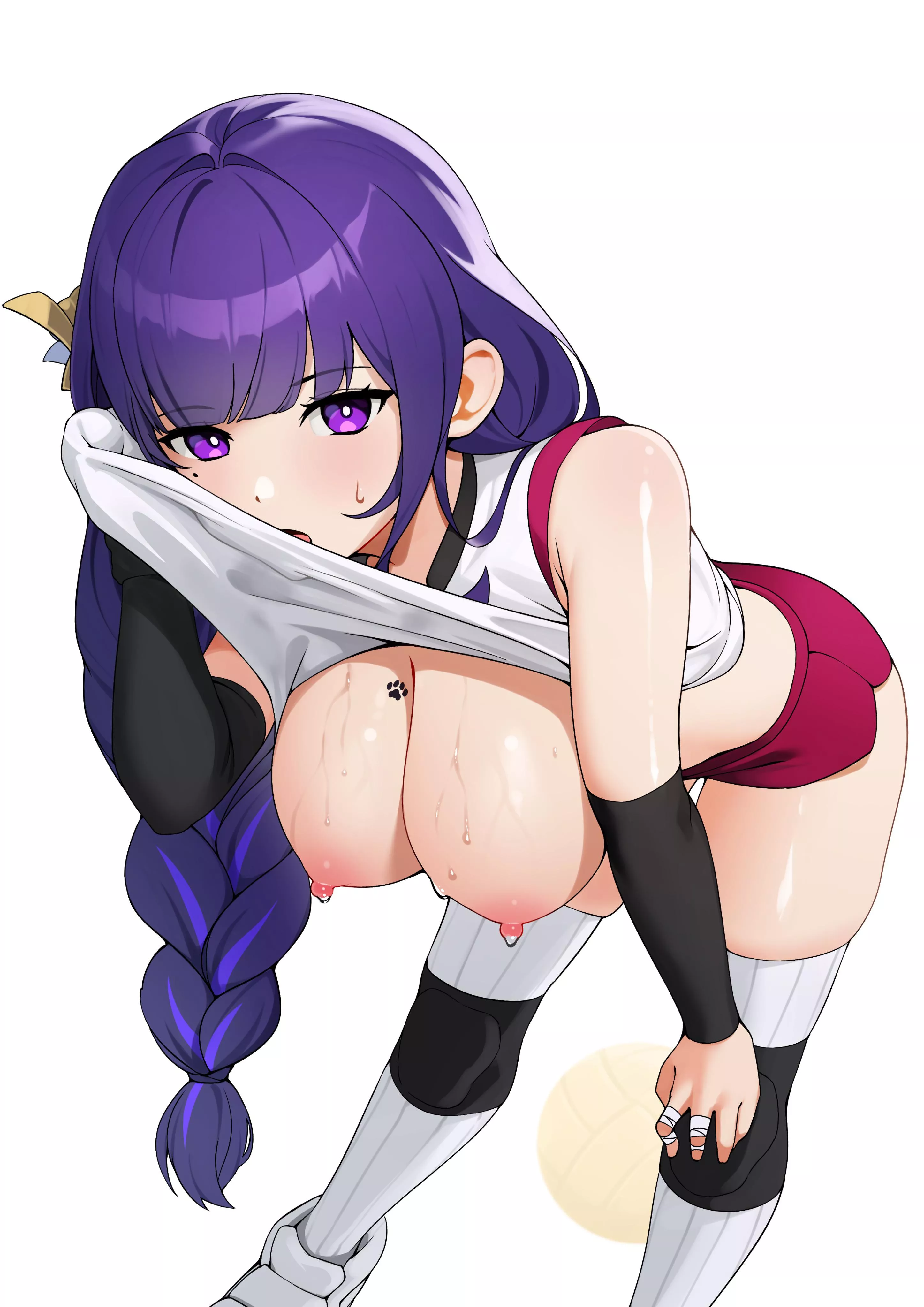 Raiden drying off after some practice (ETT) [Genshin Impact] posted by BuggingBoi