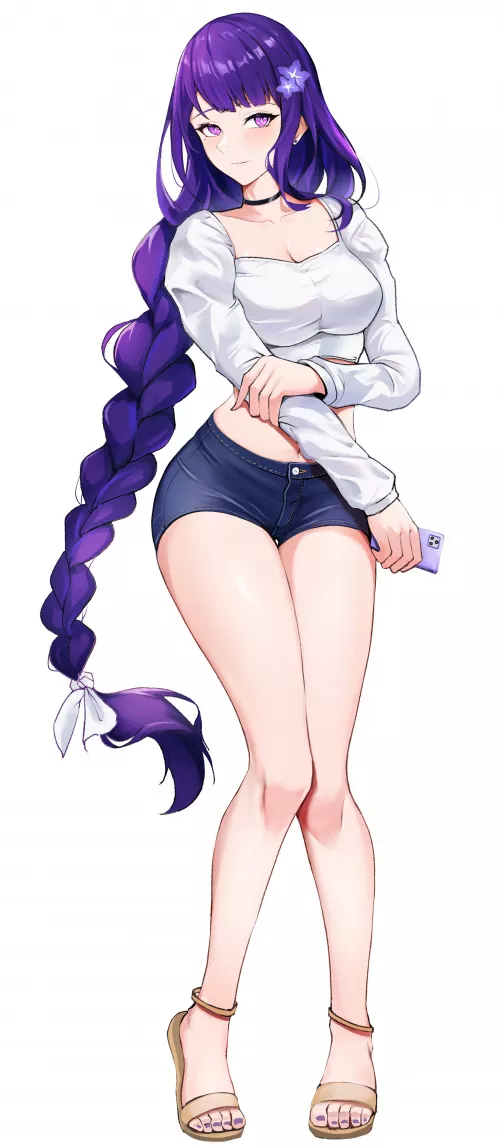 Raiden [Genshin Impact] by CheetahSperm18