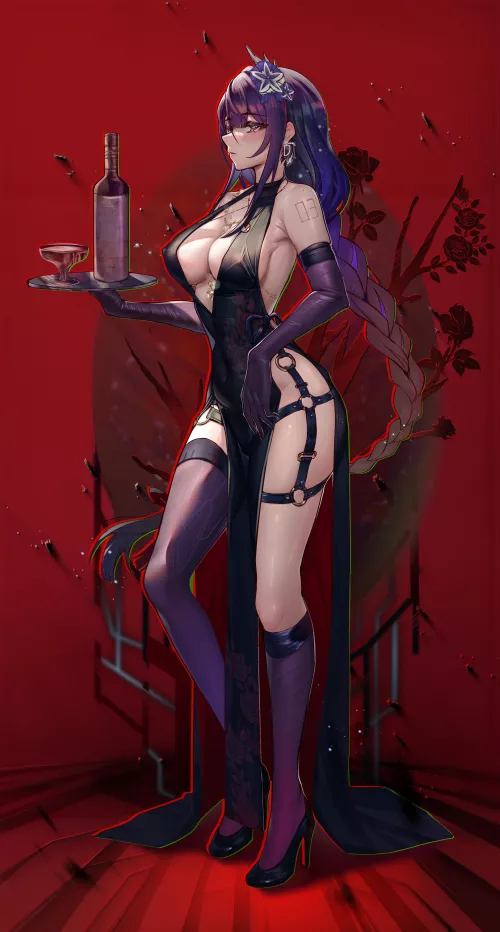 Raiden Shogun (Dynamotor) [Genshin Impact] by SecretMystogan