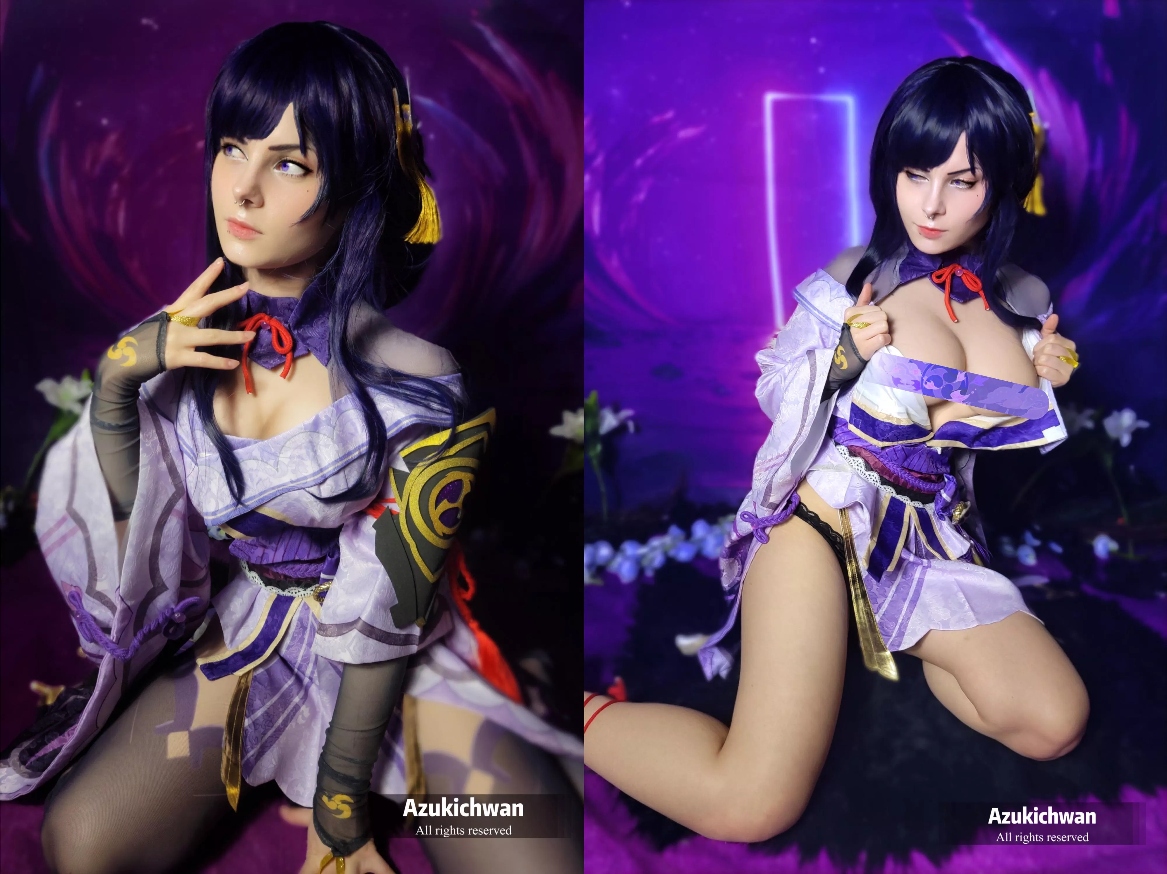 Raiden Shogun From Genshin Impact By Azukichwan posted by youraltbarbie