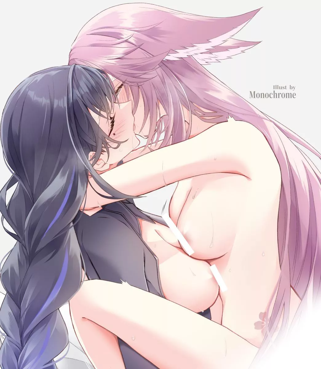 Raiden Shogun x Yae Miko [Genshin Impact] posted by SecretMystogan