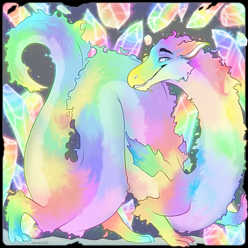 Rainbow Beam [art by me] by Skykristal