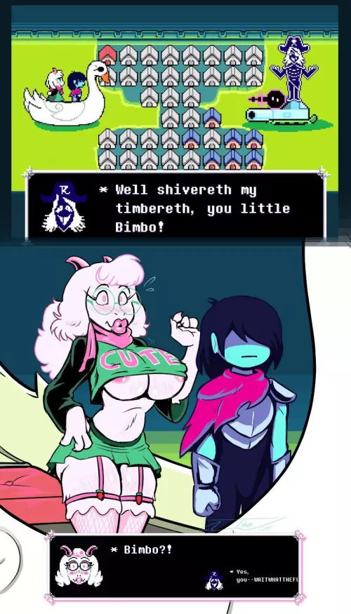 Ralsei Bimbo [Ralsei] (@WillLewd) by Scared-Weakness-7095