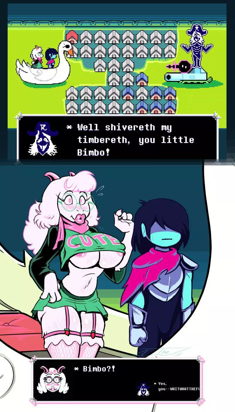 Ralsei Bimbo [Ralsei] (@WillLewd) posted by Scared-Weakness-7095