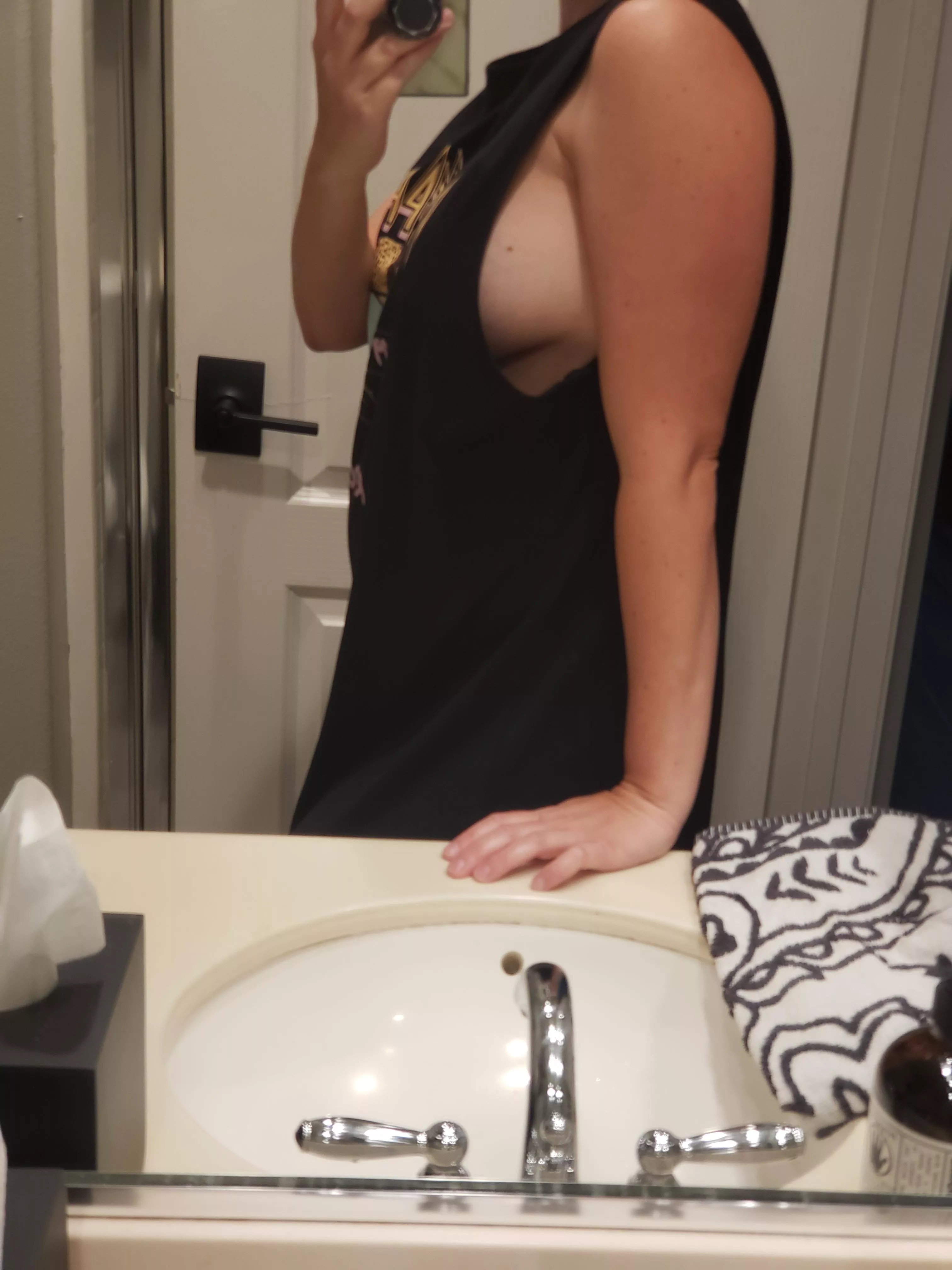 ran a few errands in this today. may have had a nip slip at target. posted by bonerrificcpl