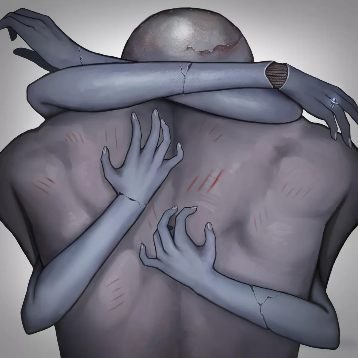 Ranni's hug posted by MonmusuAficionado