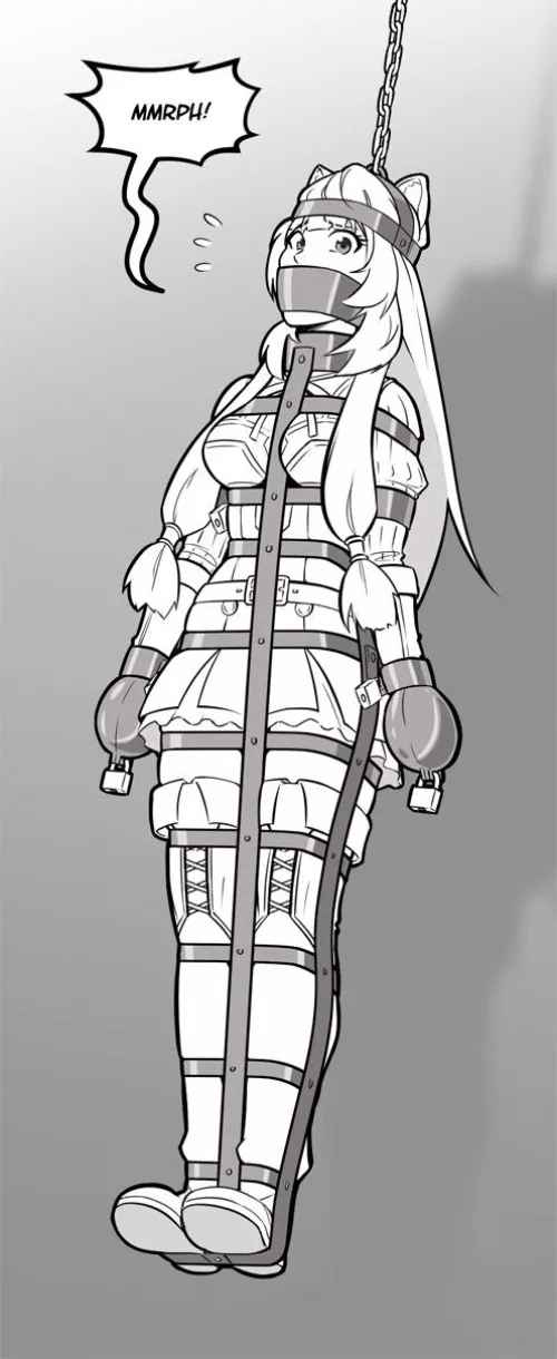 Raphtalia in her own personal cage by Deathwing15