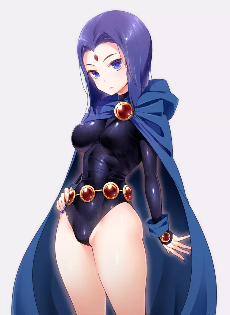 Raven Tight Leotard (Hizuki Akira ) [Teen-Titans] posted by sequence_string