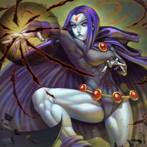 Raven(@Real_DasGnomo)[Teen Titans] by TheTMoneyMan