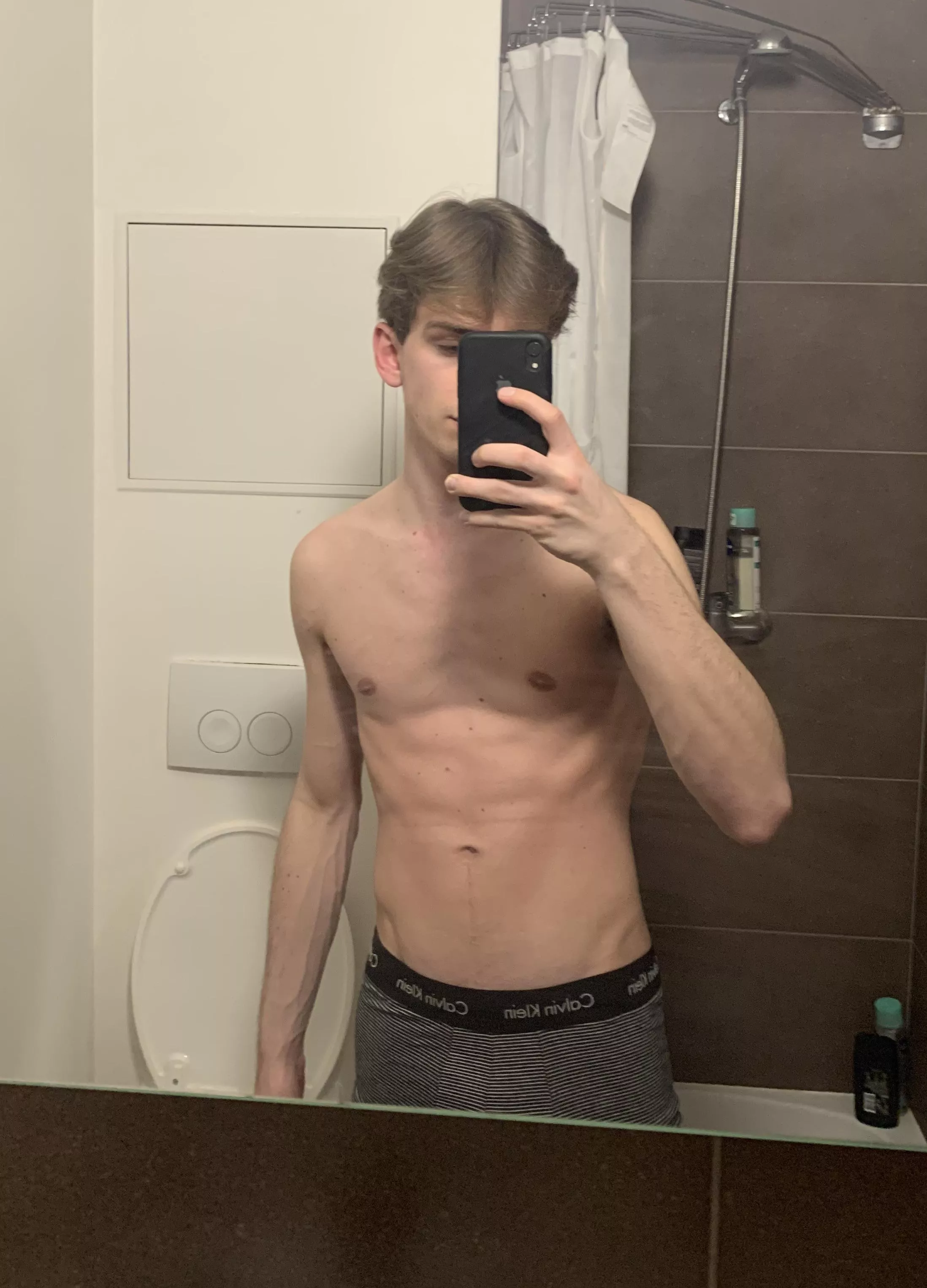 ready for bed, say hi to my veins posted by Mathias71010