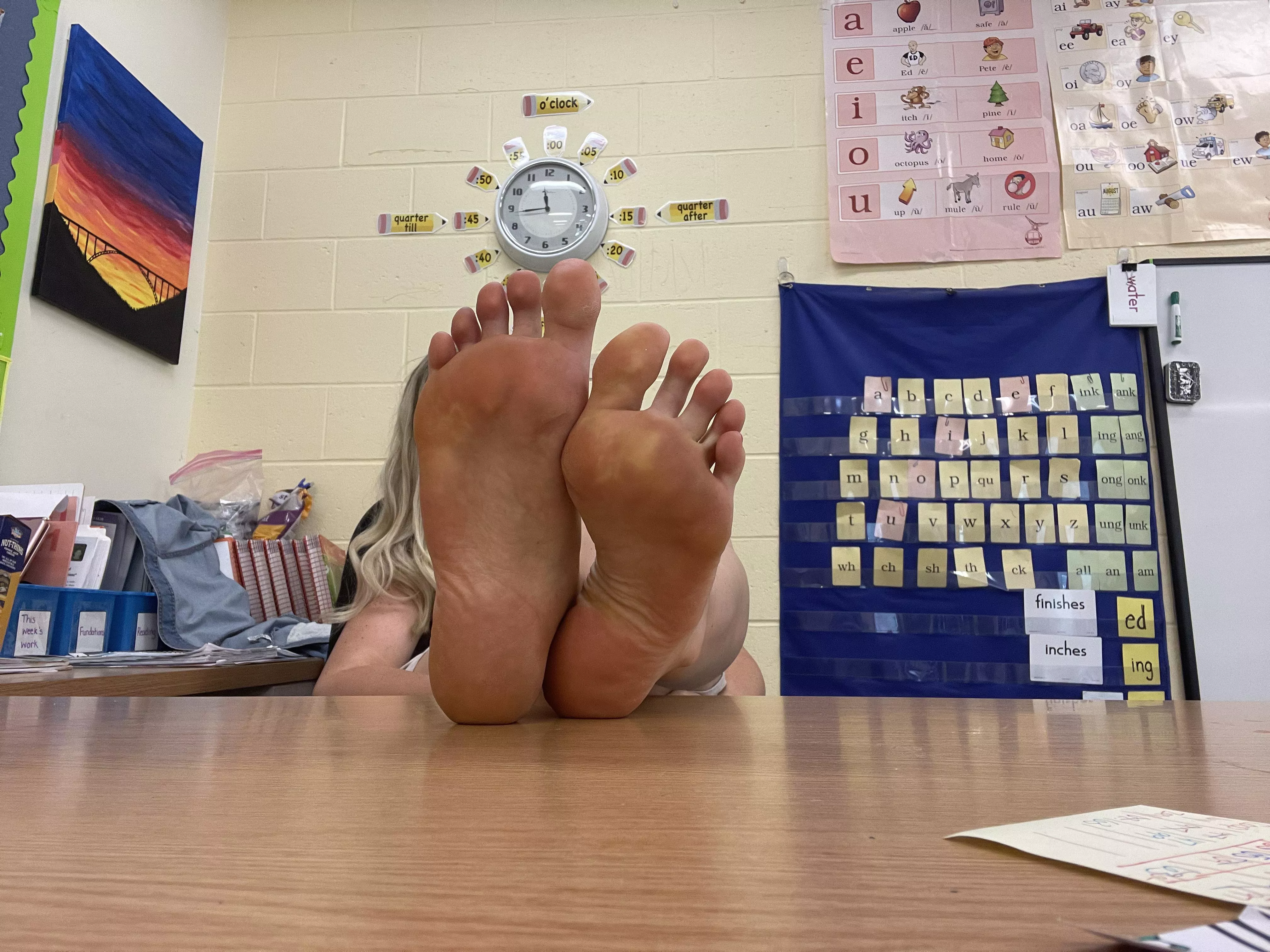 Ready for summer break so I can be barefoot all the time! posted by TheQueenofArch