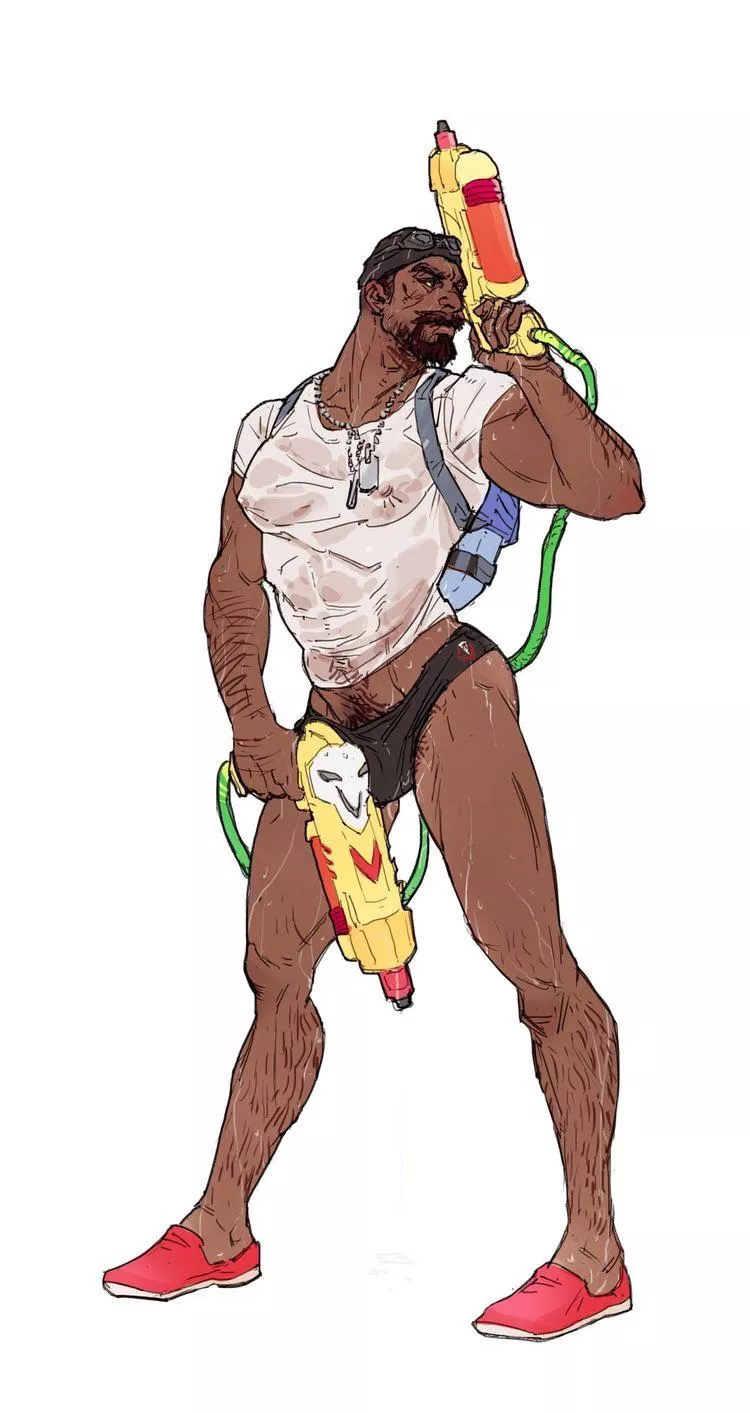 Reaper from overwatch (artist unkown sorry) posted by -jwj-