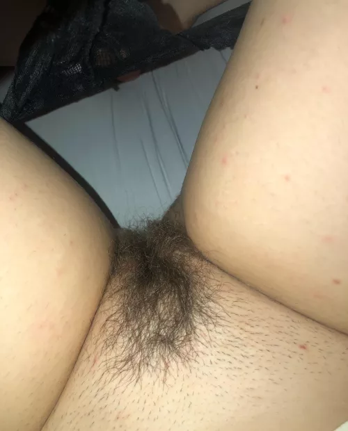Recently shaved but I like to leave a bush ;) (23F) by smalltitticommittee