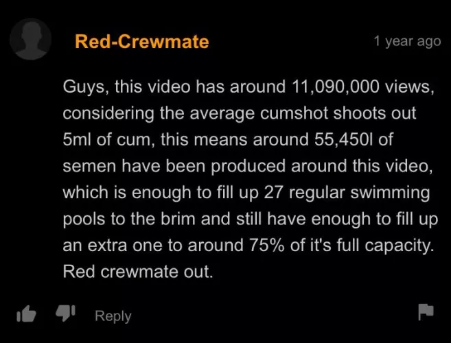 Red crewmate’s intellect is truly inspiring by OobooWaba