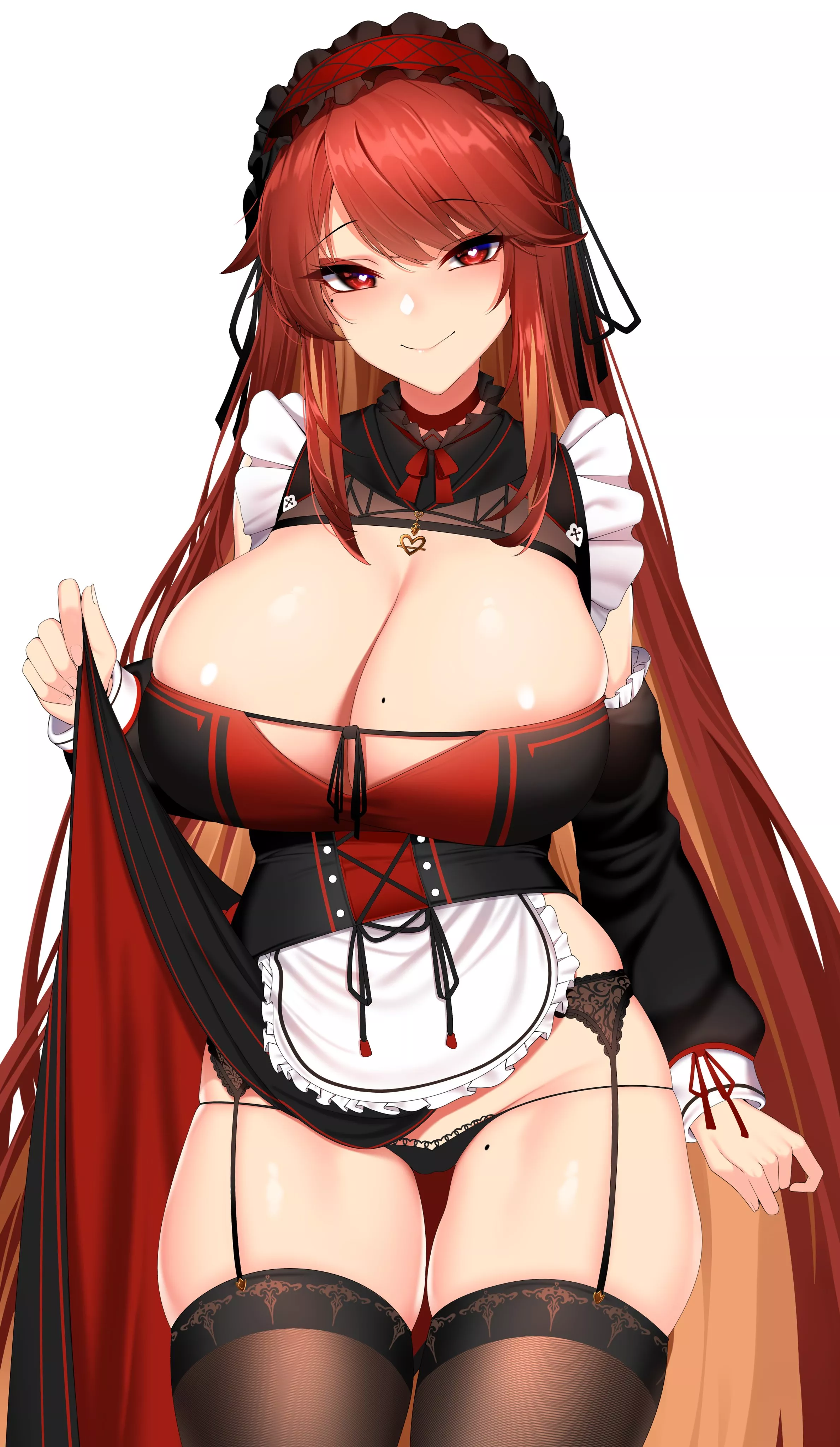 Red Haired Maid Naughty Intentions (Chixiao ) [Original] posted by sequence_string