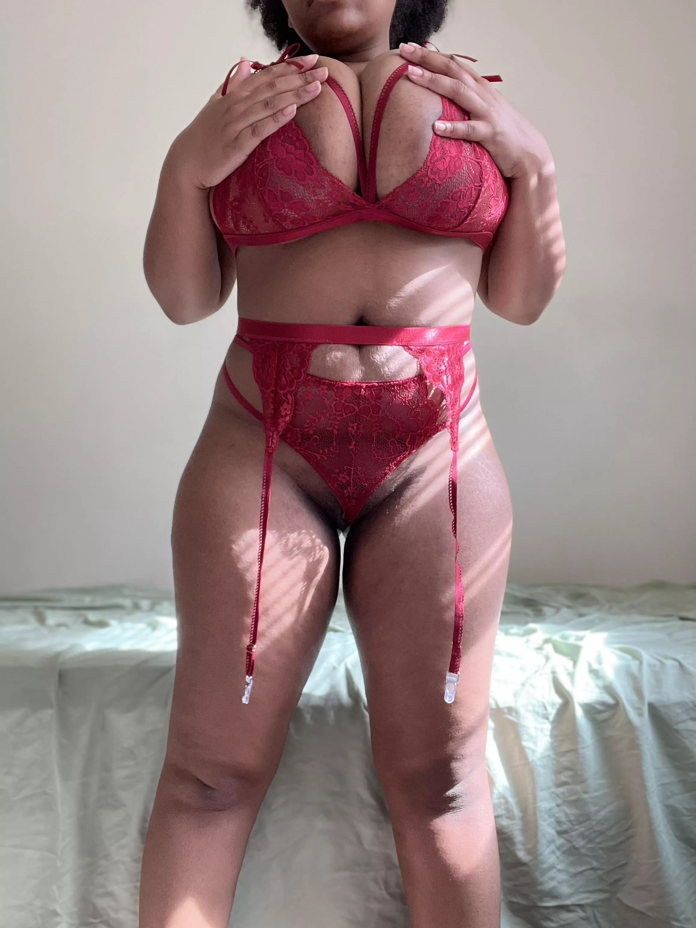 Red looks good on me posted by Shaycrazychic