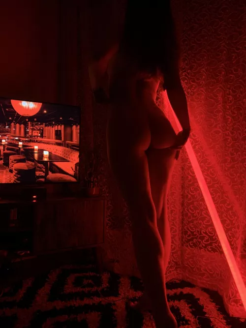 Red mood for a naughty girl by Lola_OF