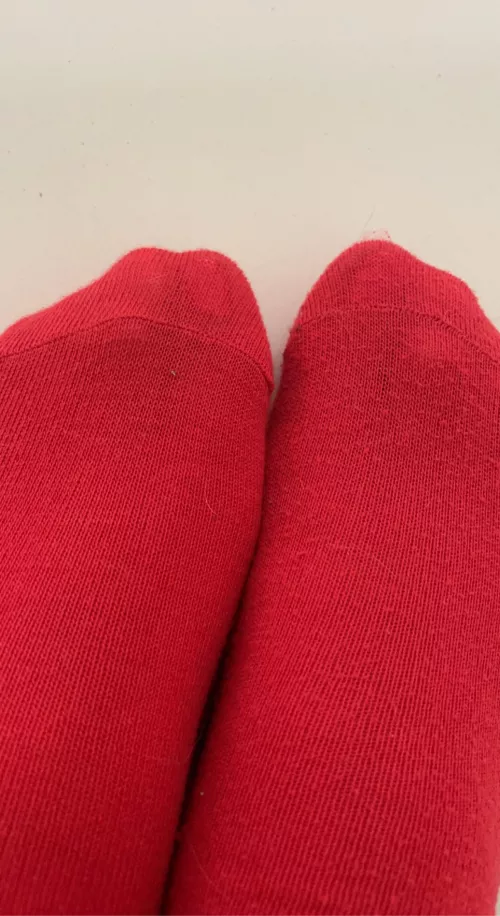 Red socks just for you baby [f] by missfeetandfingers