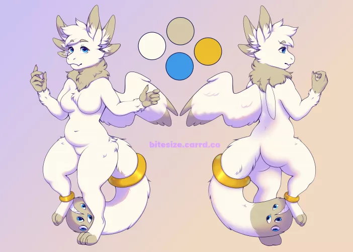 ref sheet comm by me @sprout_arts on twitter by bitesize_art