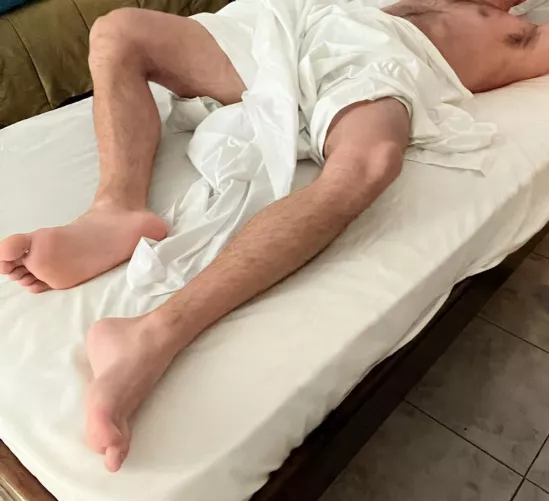 Relaxing in bed by Anonymousguy228