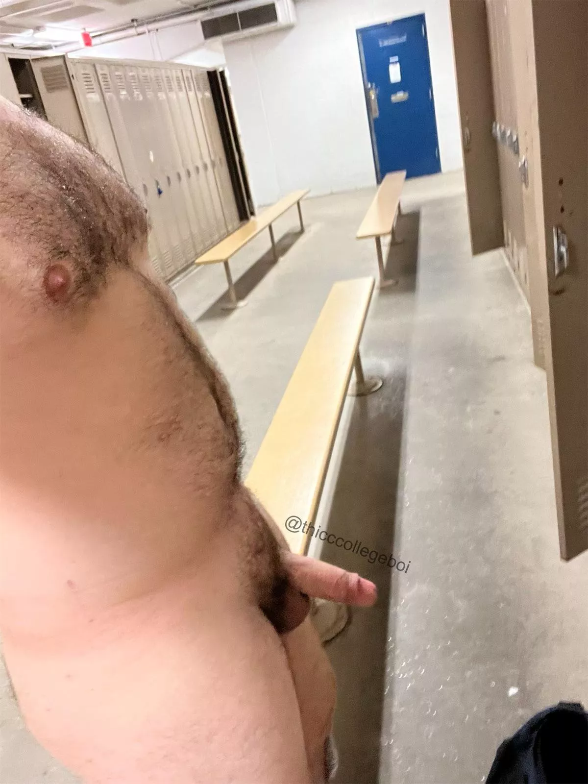 relaxing nude in the locker room after a workout posted by bobbybobburino