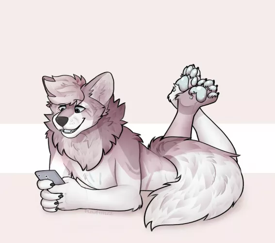 relaxing//art by me @flowfells on twitter by Flowfell