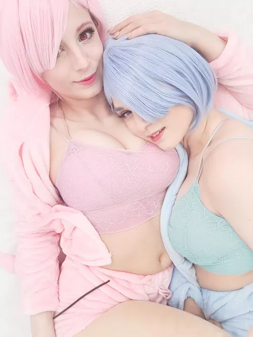 Rem and Ram by Judy_Melon and Pix by Pix_Multiplex
