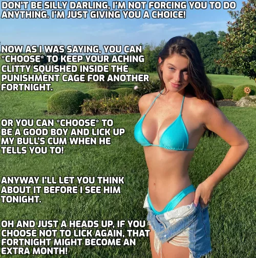 Remember, it's your choice. by nubsimp