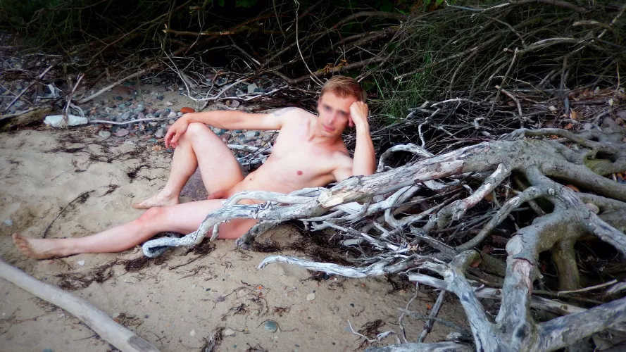 Rest on a very wild beach 😎 by ourlitleadventures