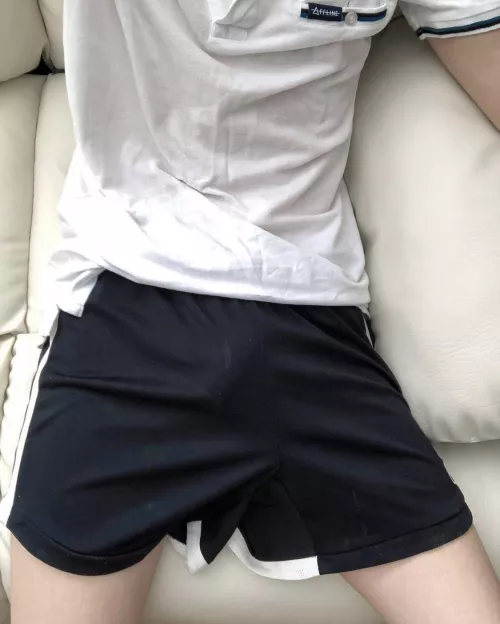 Resting after the game by Kevingoodboytwink