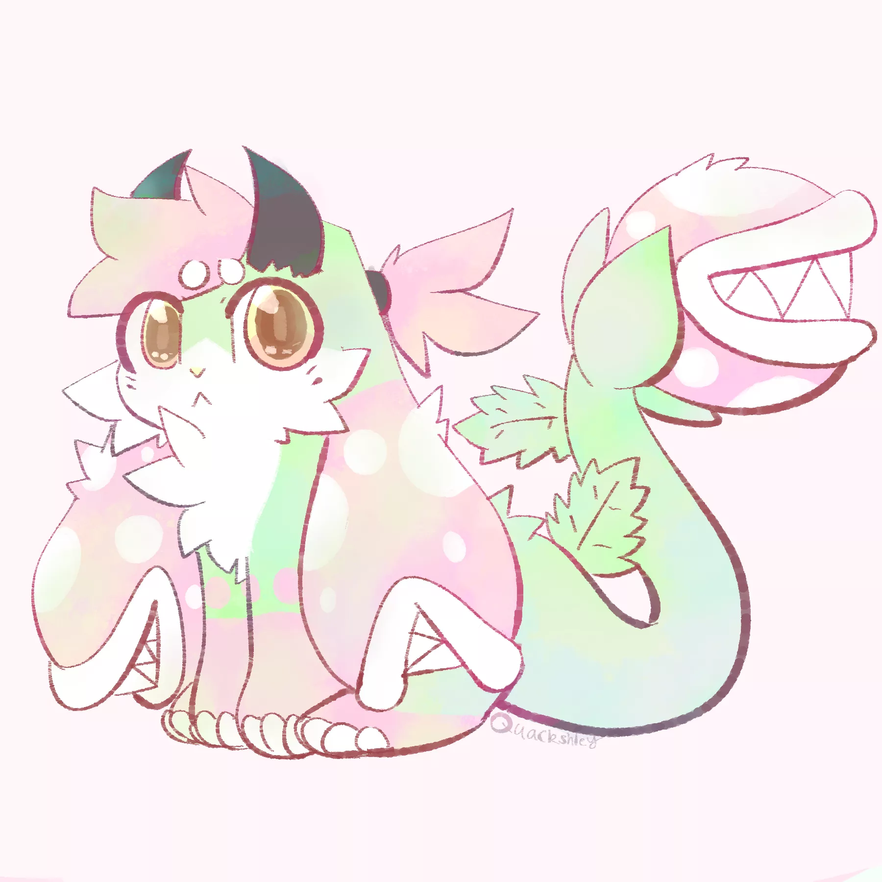 Return to bnnuy (art by me @quackshley on twitter) posted by Quackshley