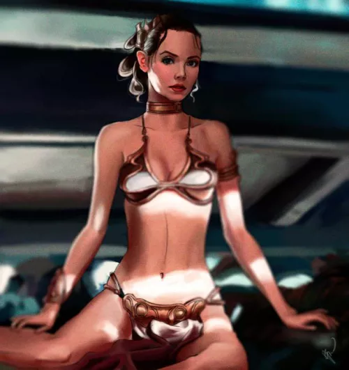 Rey in the metal bikini (rafafloresart) by Geargob00