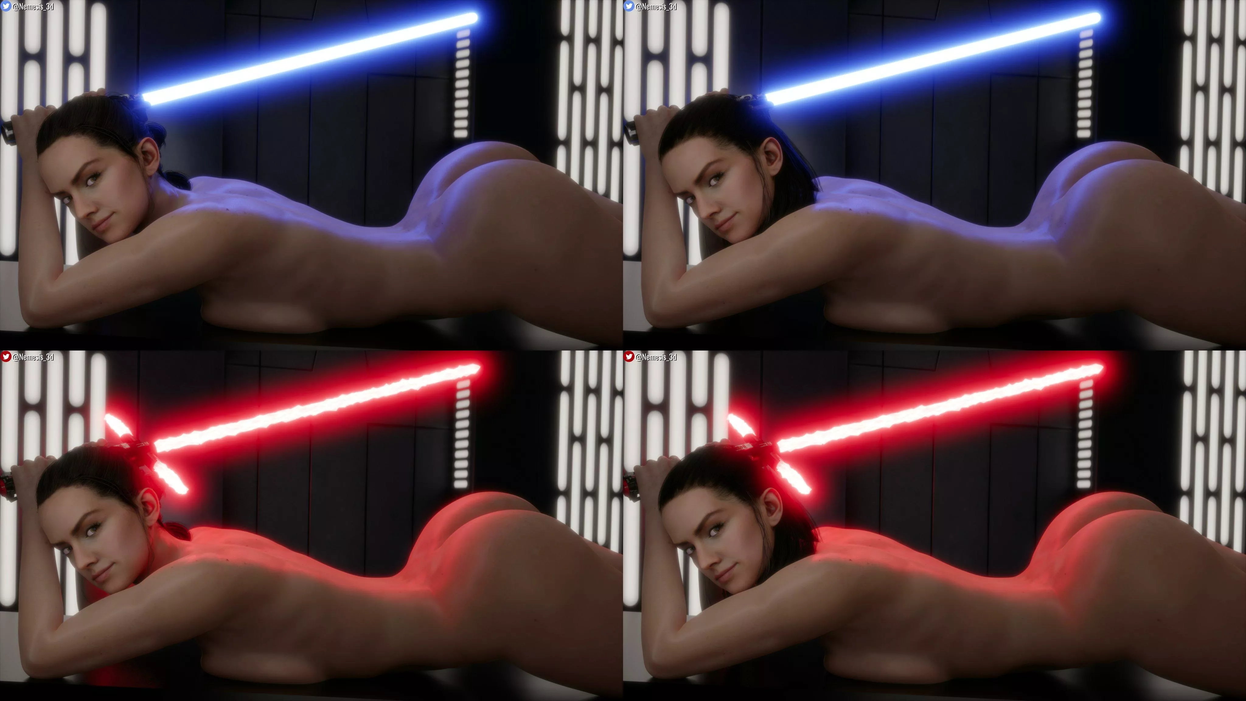 Rey pinup (Nemesis_3d) posted by Kuro-Oji