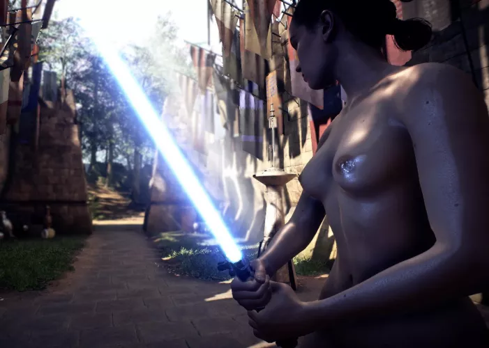 Rey Skywalker [Star Wars Battlefront II Mod] (Model created by Horned Maul, capture by me) by rofltwink