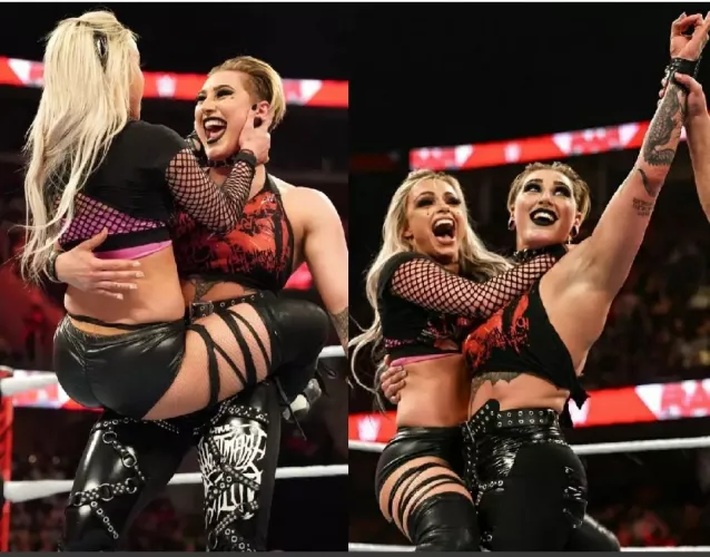 Rhea and Liv by HornyandEvil