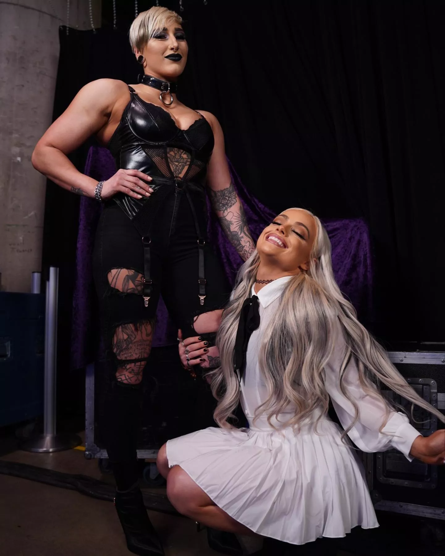 Rhea got Liv down on her knees posted by TittyMasterFiend