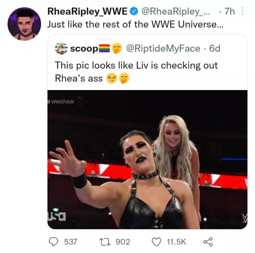 Rhea reads her comments by bayleyfan94