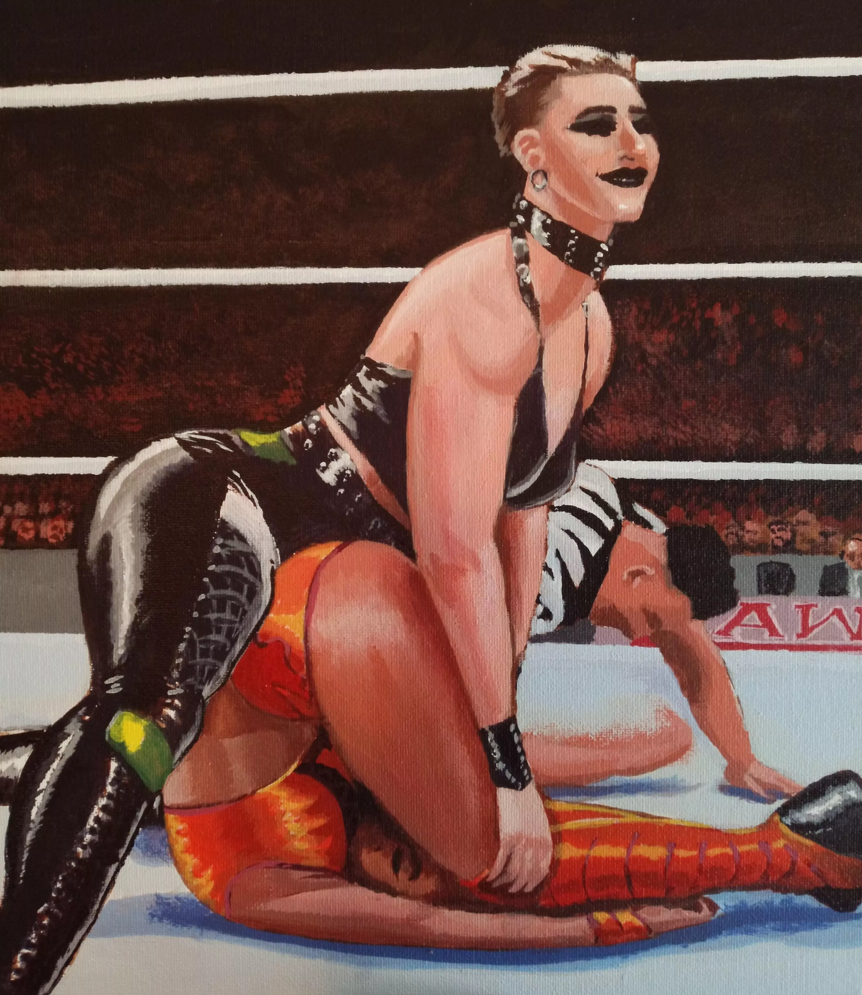 Rhea Ripley artwork 🎨🖌️ posted by da_bear69