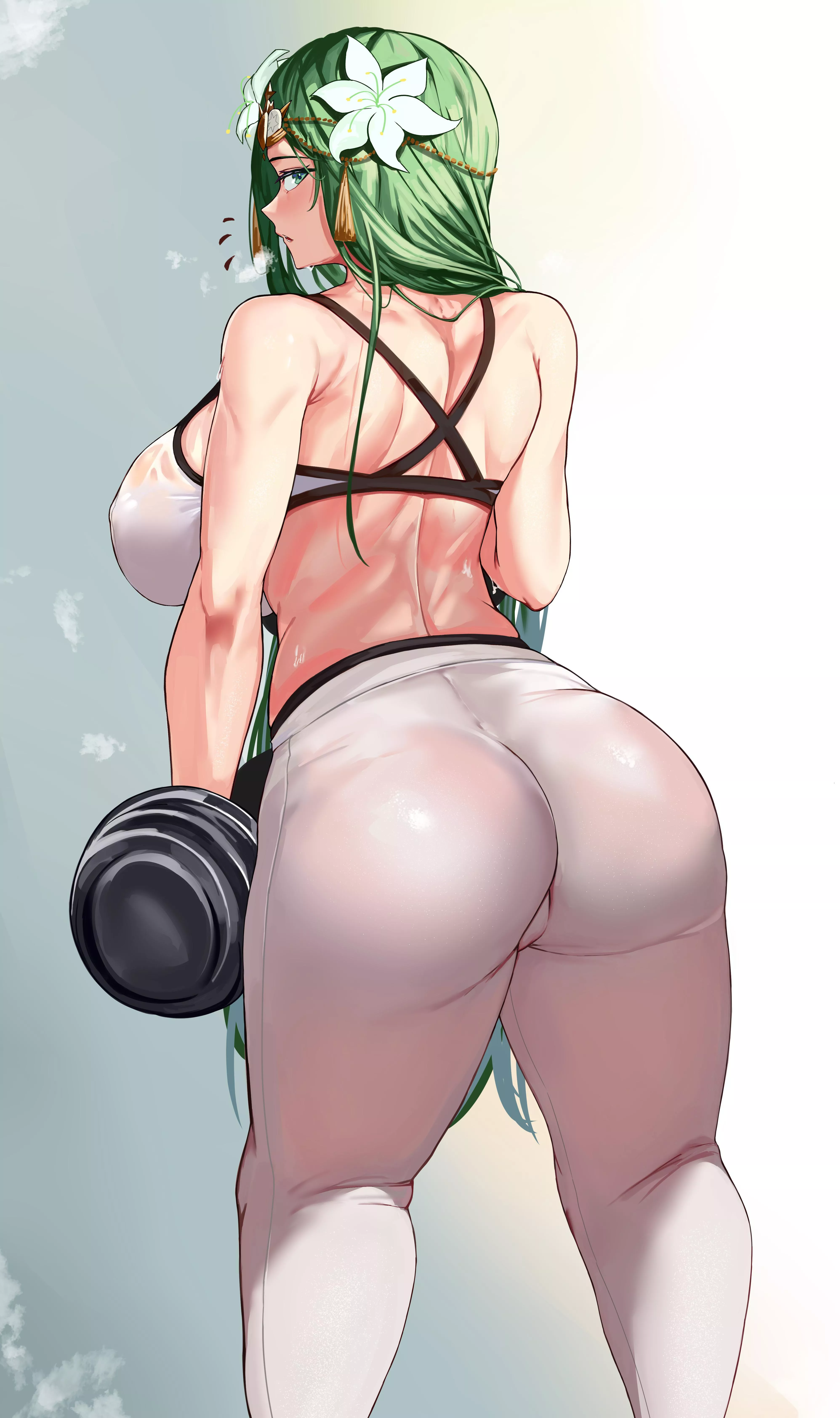 Rhea working out posted by -Zeneryth-