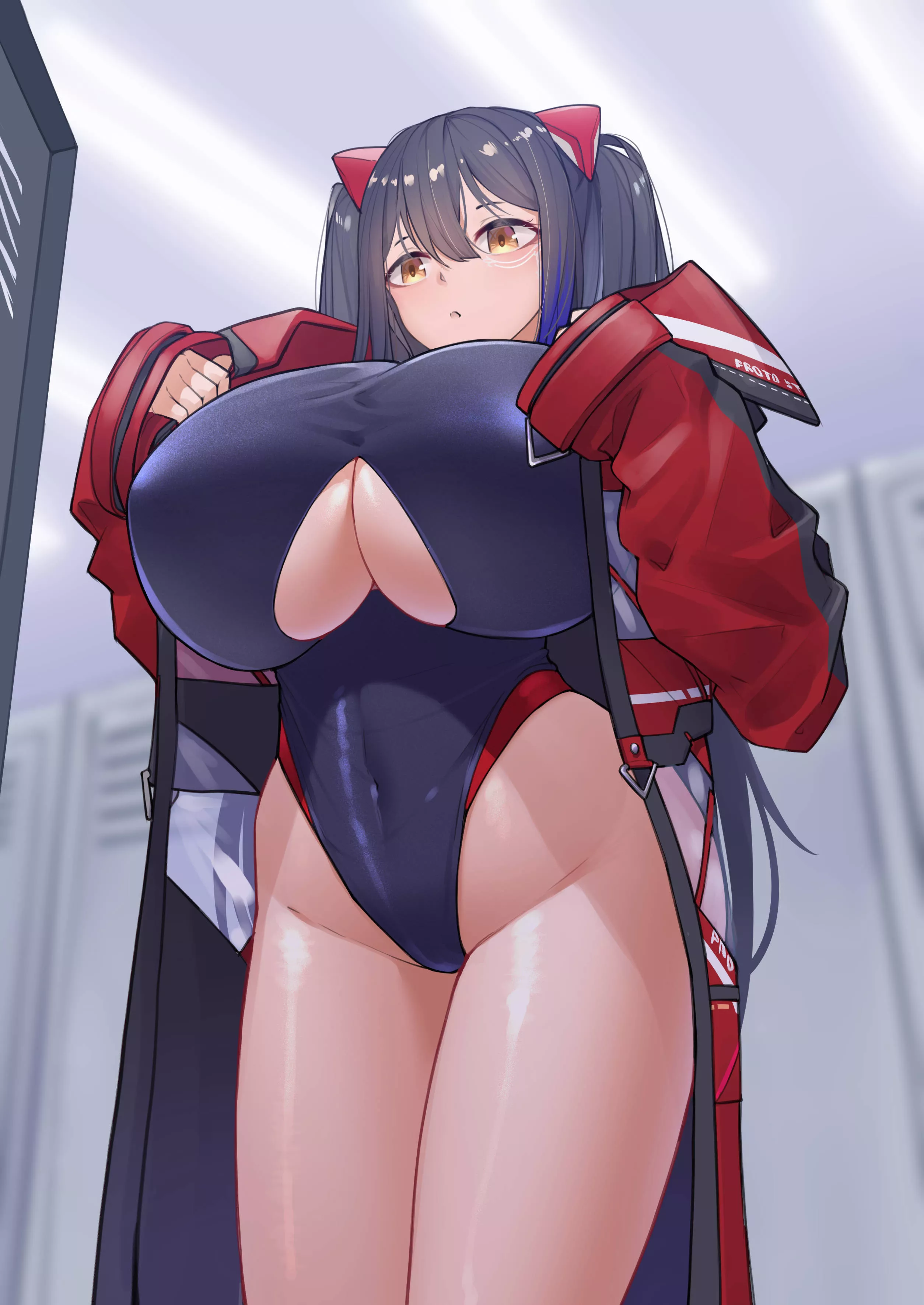 Ria Filling Out Her Swimsuit (Apple Field) [Original] posted by sequence_string