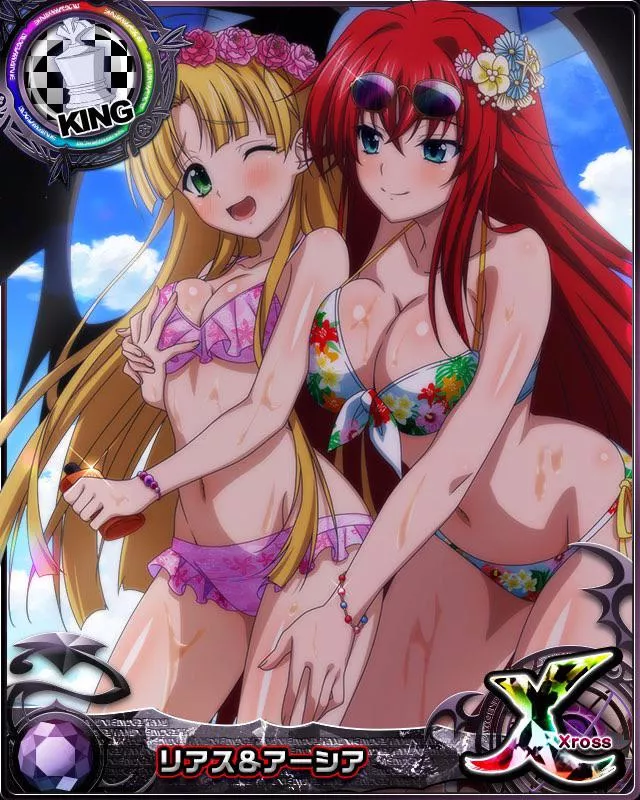 Rias being frisky with Asia [High School DxD] posted by MillionHypotheses